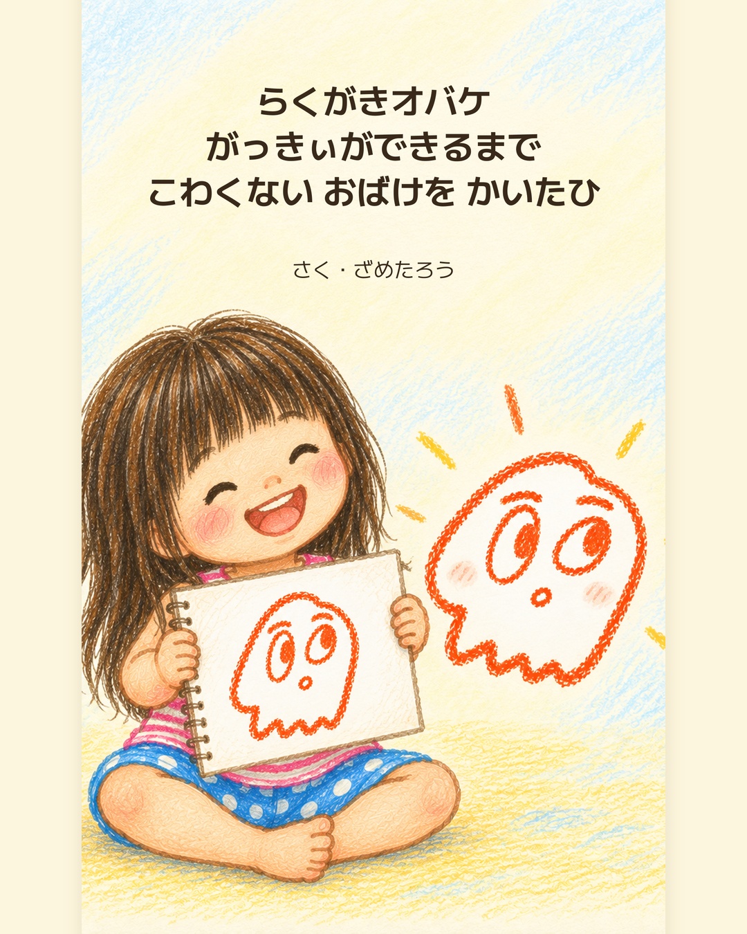 絵本『らくがきオバケ がっきぃができるまで』表紙